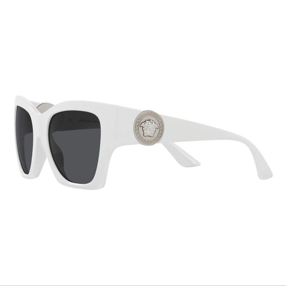 NEW VERSACE WOMEN SQUARE WHITE SUNGLASSES VE4452 314/87 MOD 4452 - Picture 3 of 5